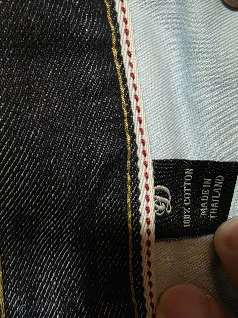 Diamonds Selvedge Denim Jeans – Size 36 – 100% Cotton – Button Fly – Heritage Ra - Picture 10 of 16